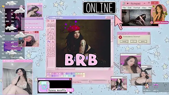 vanesa moon   online show from 8, 10, 2025