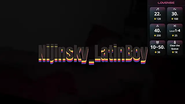 Nijinsky LatinBoy online show from 25, 2, 2026