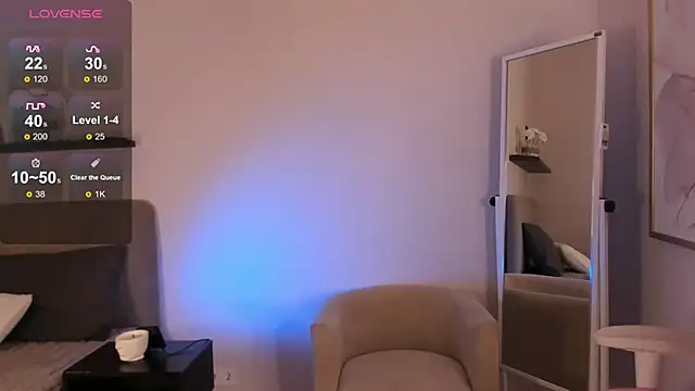 blue nymph1 online show from 14, 10, 2025