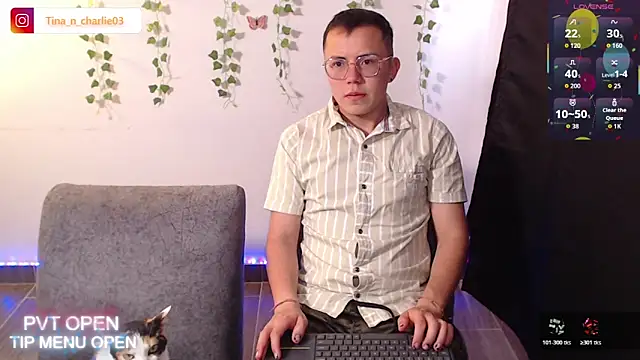 Snapshot of Tina_4_Charlie chatting on 18, 5, 2026 Tina 4 Charlie online show from 18, 5, 2026