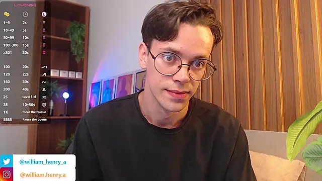 William Henry  online show from 13, 3, 2026