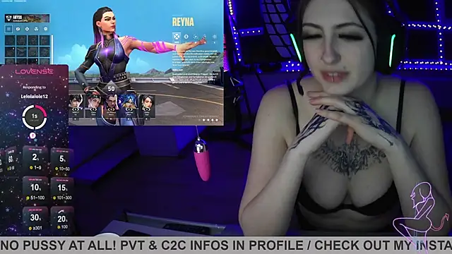 Gamergirl-Linela online show from 3, 3, 2025