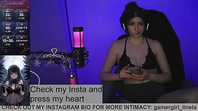 Gamergirl-Linela online show from 11, 1, 2026