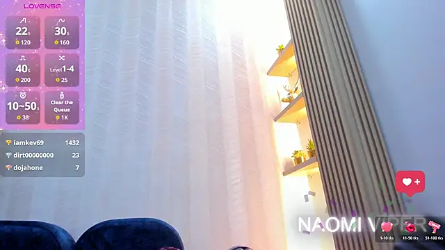 Naomii Viper online show from 11, 5, 2026
