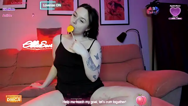 ElliSweetTease online show from 12, 3, 2025