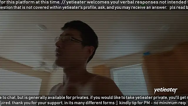 Snapshot of yetieater chatting on 17, 5, 2026 yetieater online show from 17, 5, 2026
