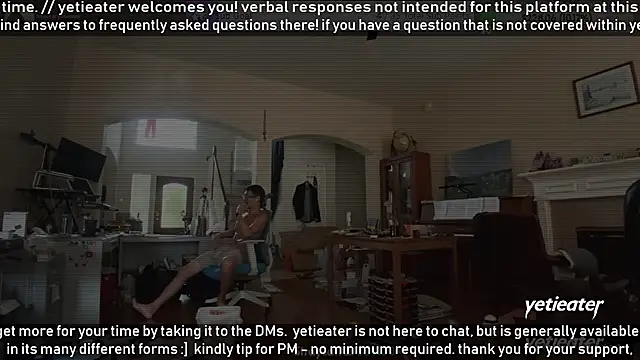 Snapshot of yetieater chatting on 16, 6, 2026 yetieater online show from 16, 6, 2026