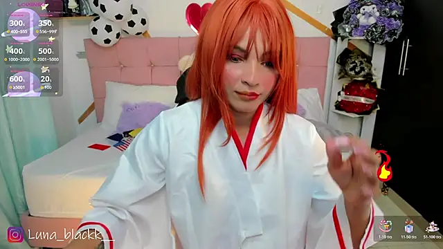 Luna blackk online show from 3, 7, 2026
