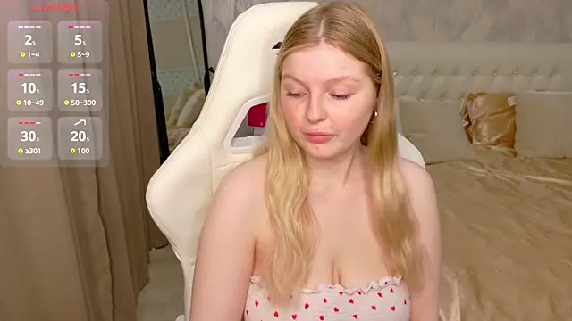 AmeliaDiamond online show from 3, 4, 2026