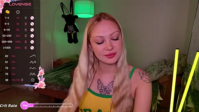 Snapshot of LeksaCandy chatting on 1, 12, 2025 LeksaCandy online show from 1, 12, 2025