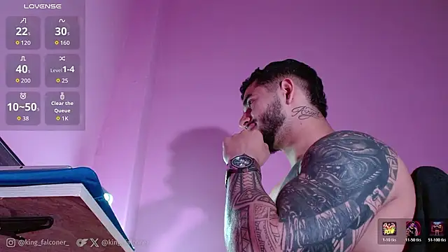 king falconer online show from 8, 3, 2026