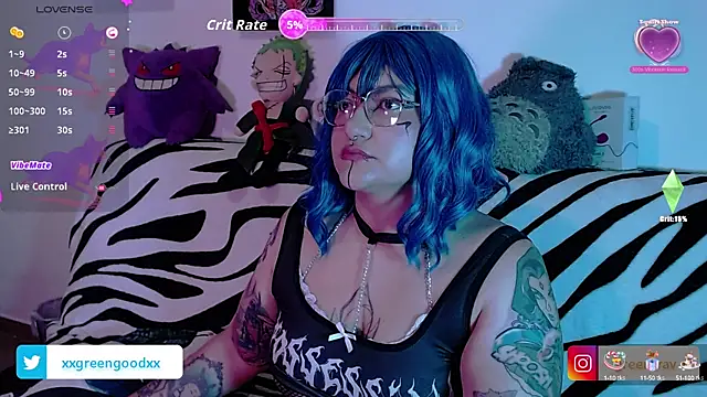 Snapshot of XxGreenGoodxX chatting on 4, 10, 2025 XxGreenGoodxX online show from 4, 10, 2025