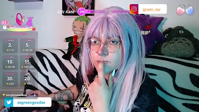 XxGreenGoodxX online show from 15, 11, 2025