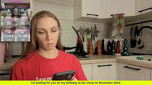 Snapshot of Edena_ chatting on 9, 11, 2025 Edena online show from 9, 11, 2025