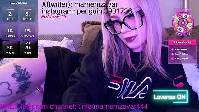 marnemzavar444 online show from 18, 1, 2026