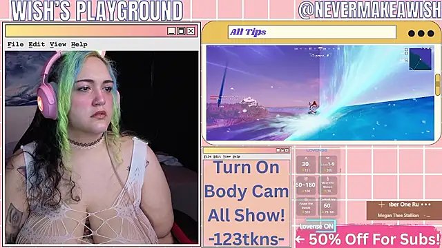 nevermakeawish online show from 25, 2, 2026