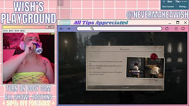 nevermakeawish online show from 5, 4, 2026