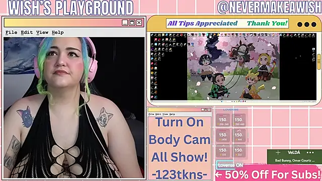 nevermakeawish online show from 20, 2, 2026