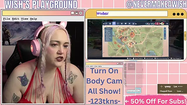 nevermakeawish online show from 7, 4, 2026