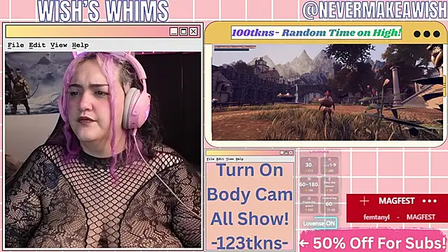 nevermakeawish online show from 5, 6, 2026