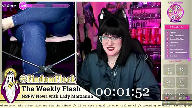 LadyMarzanna online show from 16, 5, 2026