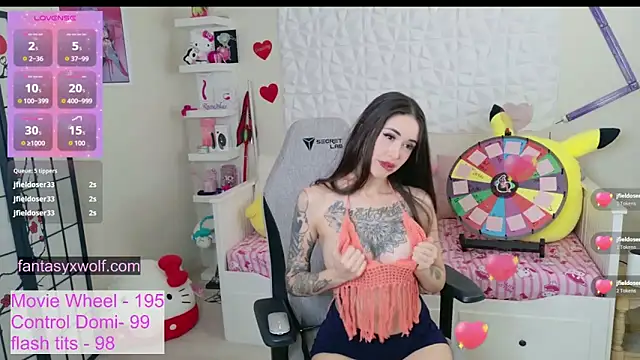 fantasyxwolf online show from 22, 2, 2026