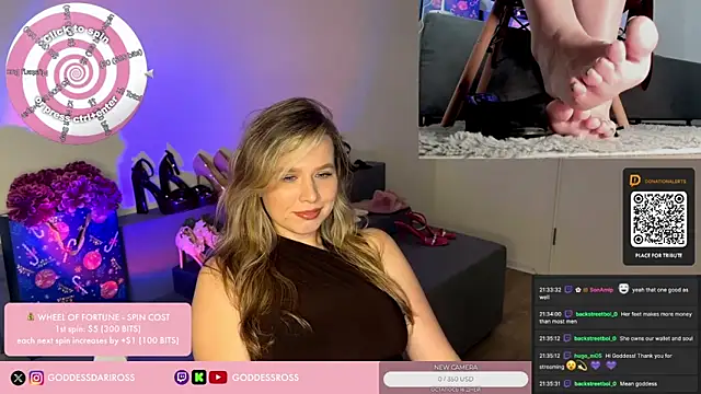GoddessRoss online show from 15, 12, 2025
