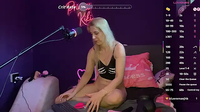 PrincessKikiZa online show from 25, 2, 2026