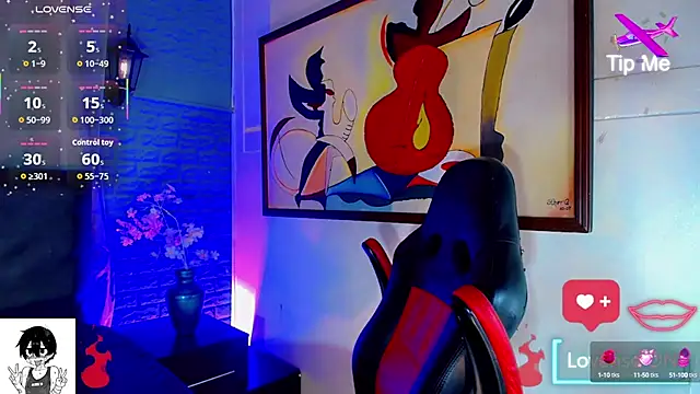 Cristal Villael online show from 10, 9, 2025