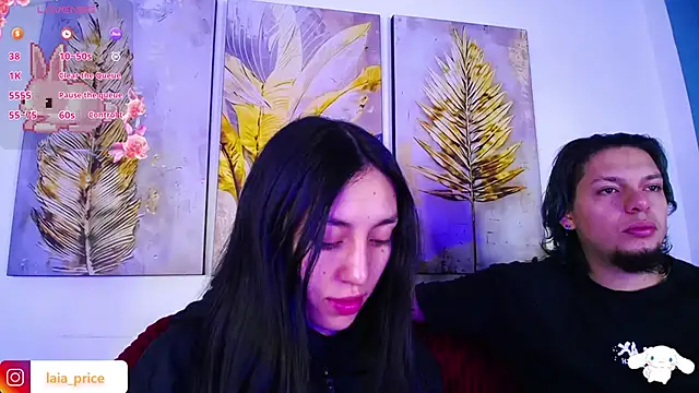 Snapshot of Laia_and_Damian chatting on 8, 11, 2025 Laia and Damian online show from 8, 11, 2025