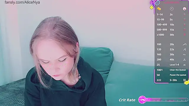 AliceNya cute online show from 23, 11, 2025