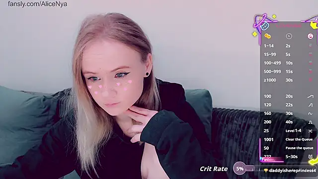 AliceNya cute online show from 28, 11, 2025
