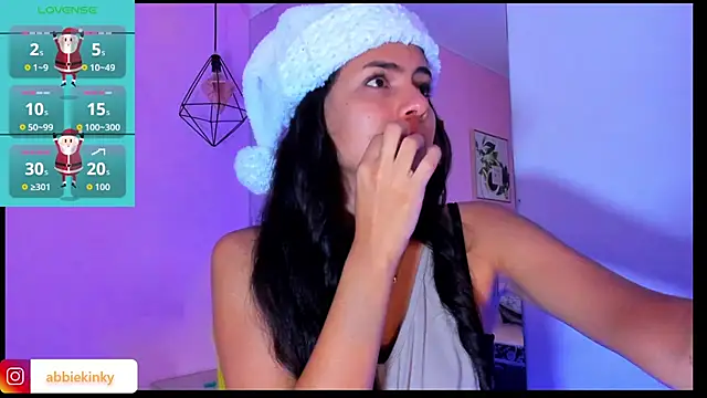 Snapshot of Abbiekinky chatting on 1, 12, 2025 Abbiekinky online show from 1, 12, 2025