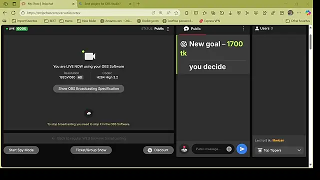 versatilevortex online show from 22, 10, 2025