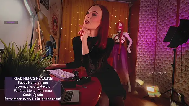 Giantess Eva online show from 4, 4, 2026