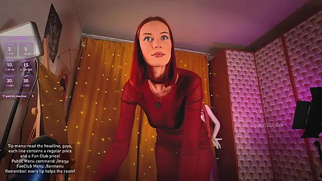 Giantess Eva online show from 21, 3, 2026