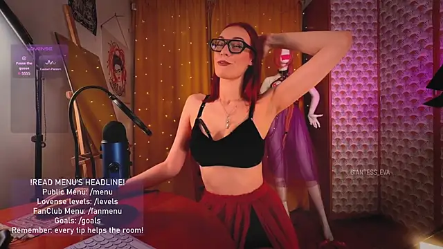 Giantess Eva online show from 22, 5, 2026