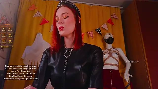 Giantess Eva online show from 29, 10, 2025