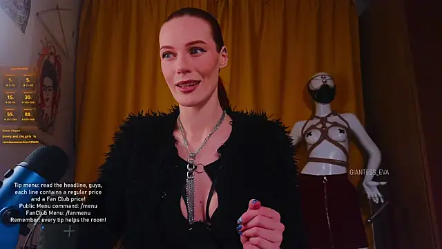 Giantess Eva online show from 13, 11, 2025