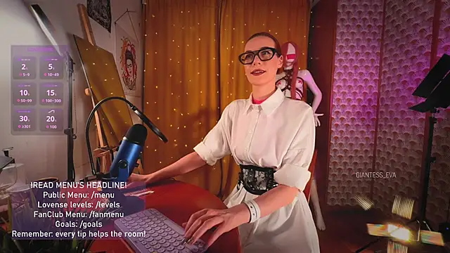Giantess Eva online show from 15, 5, 2026
