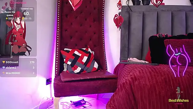 EvaGoddess  online show from 13, 2, 2026