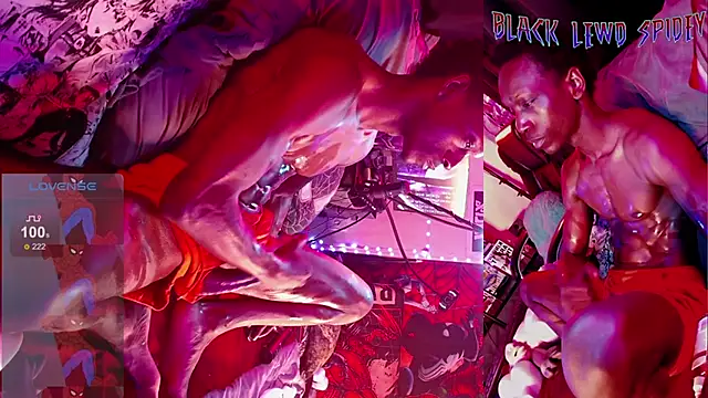 Snapshot of BlackLewdSpidey chatting on 6, 12, 2024 BlackLewdSpidey online show from 6, 12, 2024