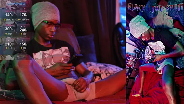 Snapshot of BlackLewdSpidey chatting on 2, 2, 2025 BlackLewdSpidey online show from 2, 2, 2025