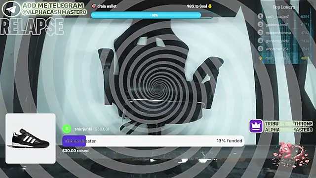 Alphacashmaster777 online show from 9, 3, 2026