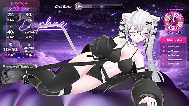 Muse Daphne online show from 14, 4, 2026