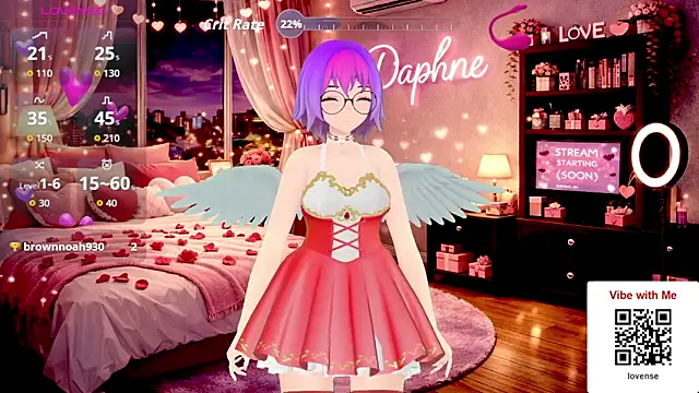 Muse Daphne online show from 10, 2, 2026