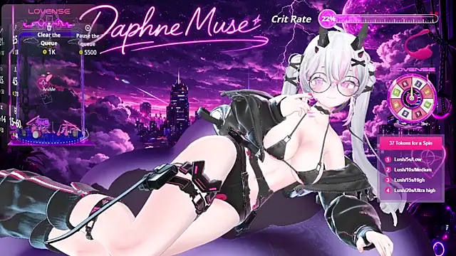 Muse Daphne online show from 25, 3, 2026