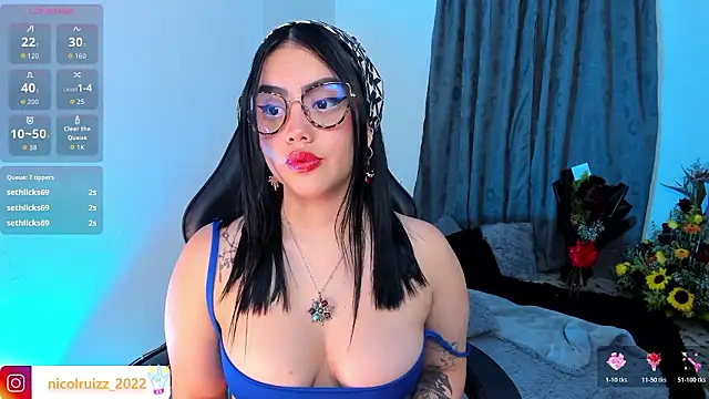 Nicolle Ruizz online show from 28, 2, 2026