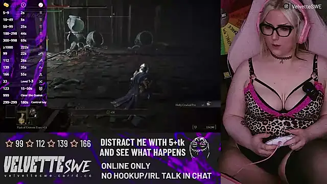 VelvetteSWE online show from 8, 7, 2026