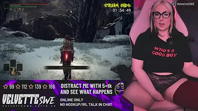 Snapshot of VelvetteSWE chatting on 20, 6, 2026 VelvetteSWE online show from 20, 6, 2026